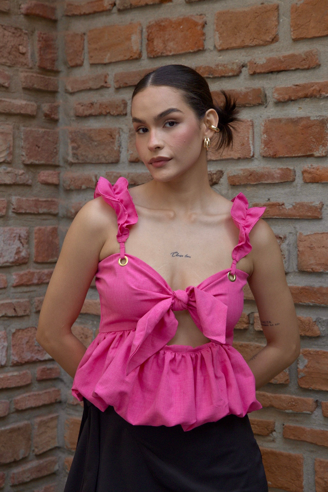 Blusa Azucena Fucsia