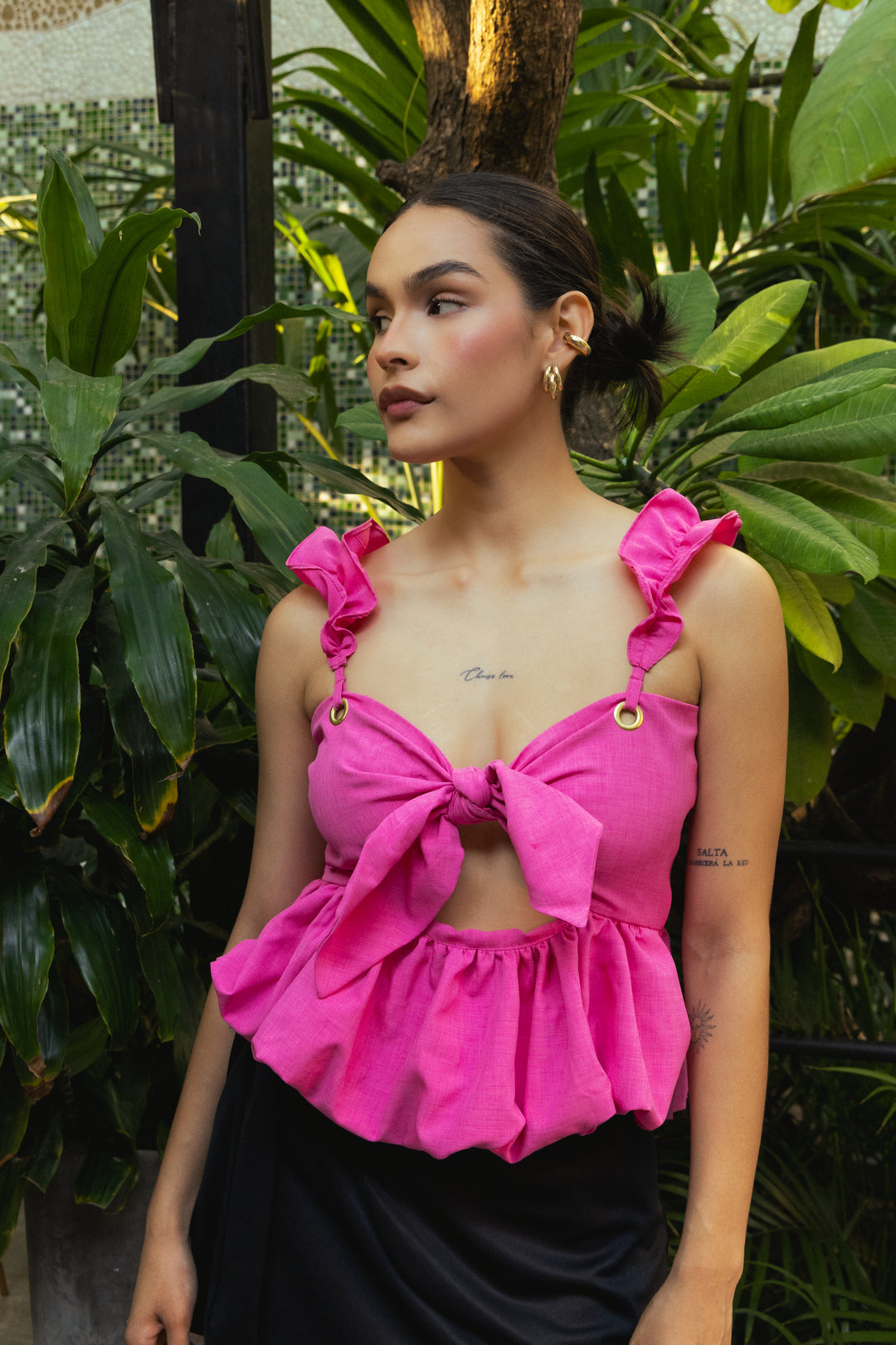 Blusa Azucena Fucsia