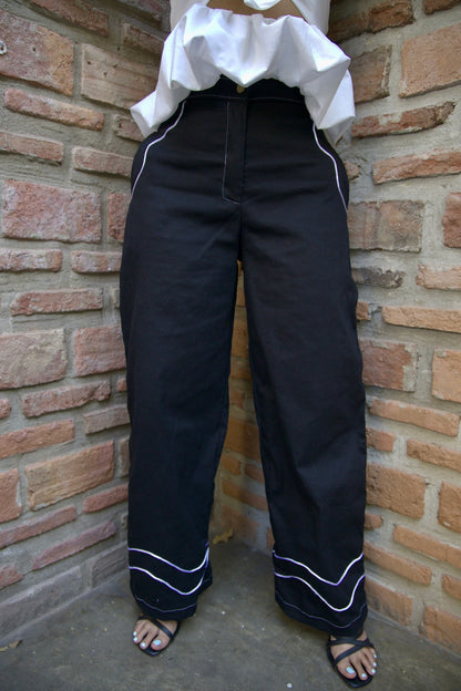 Pantalon Dahlia Negro